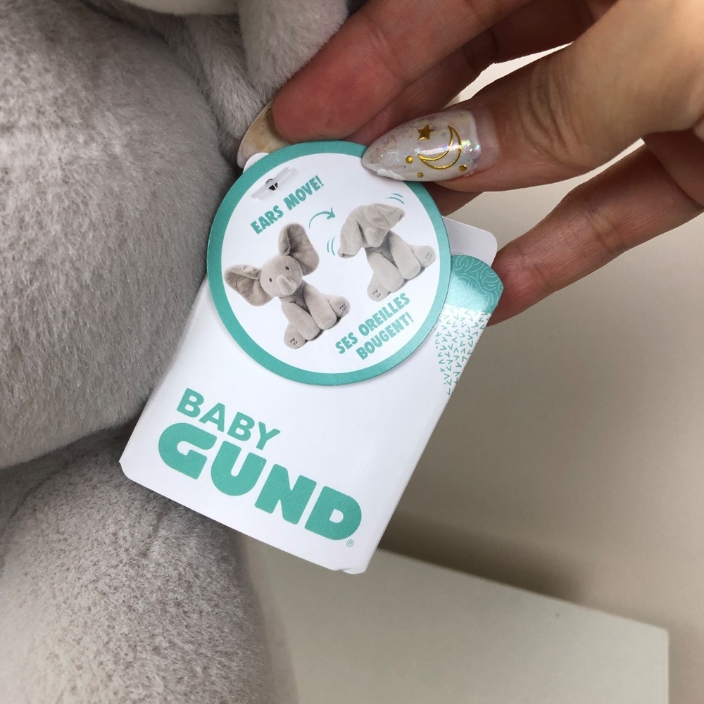 NWT Baby GUND Animated Flappy the Elephant Plush, Singing Stuffed Animal Baby - Picture 8 of 9